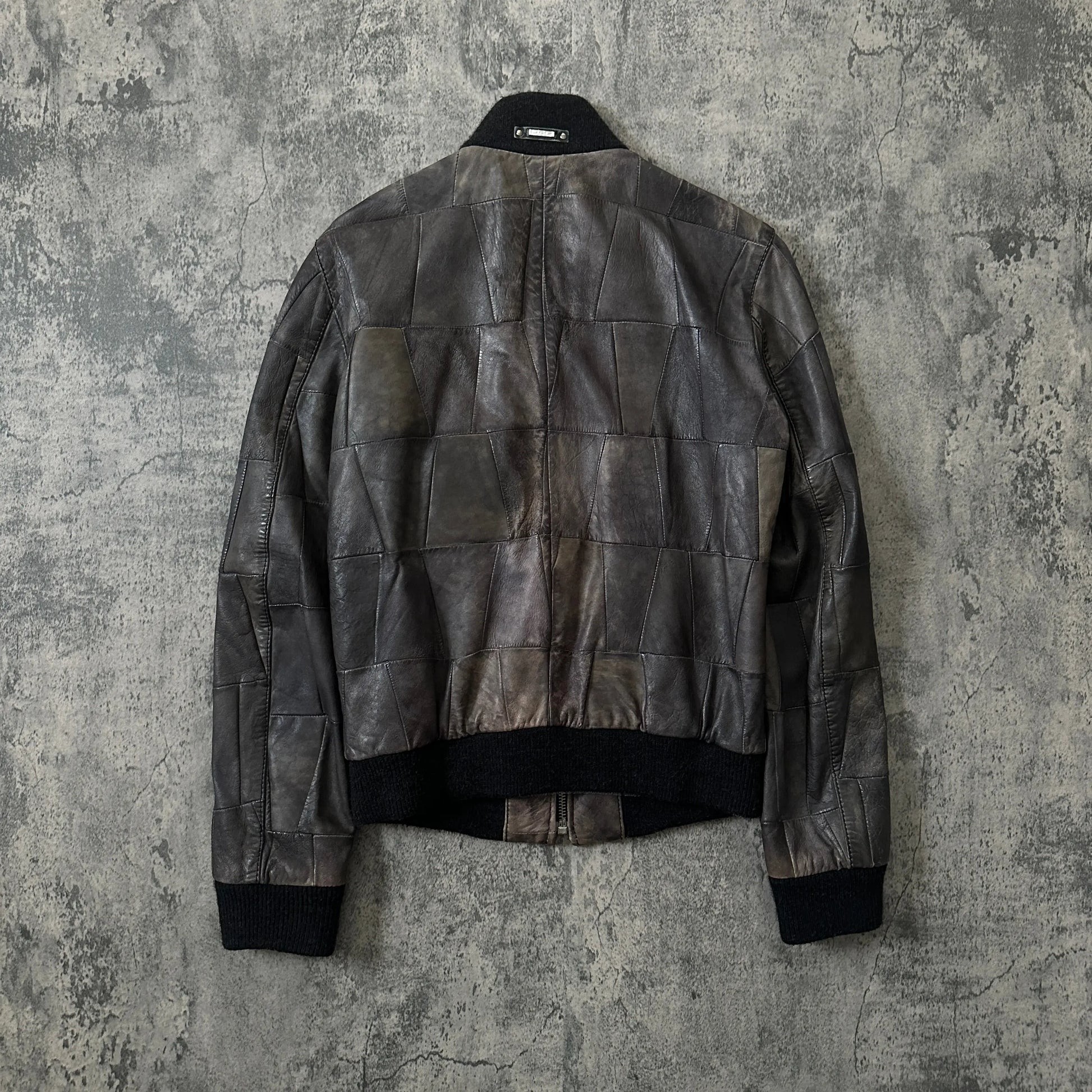 2000s Dolce & Gabbana “Patchwork” Leather Jacket - 269archive