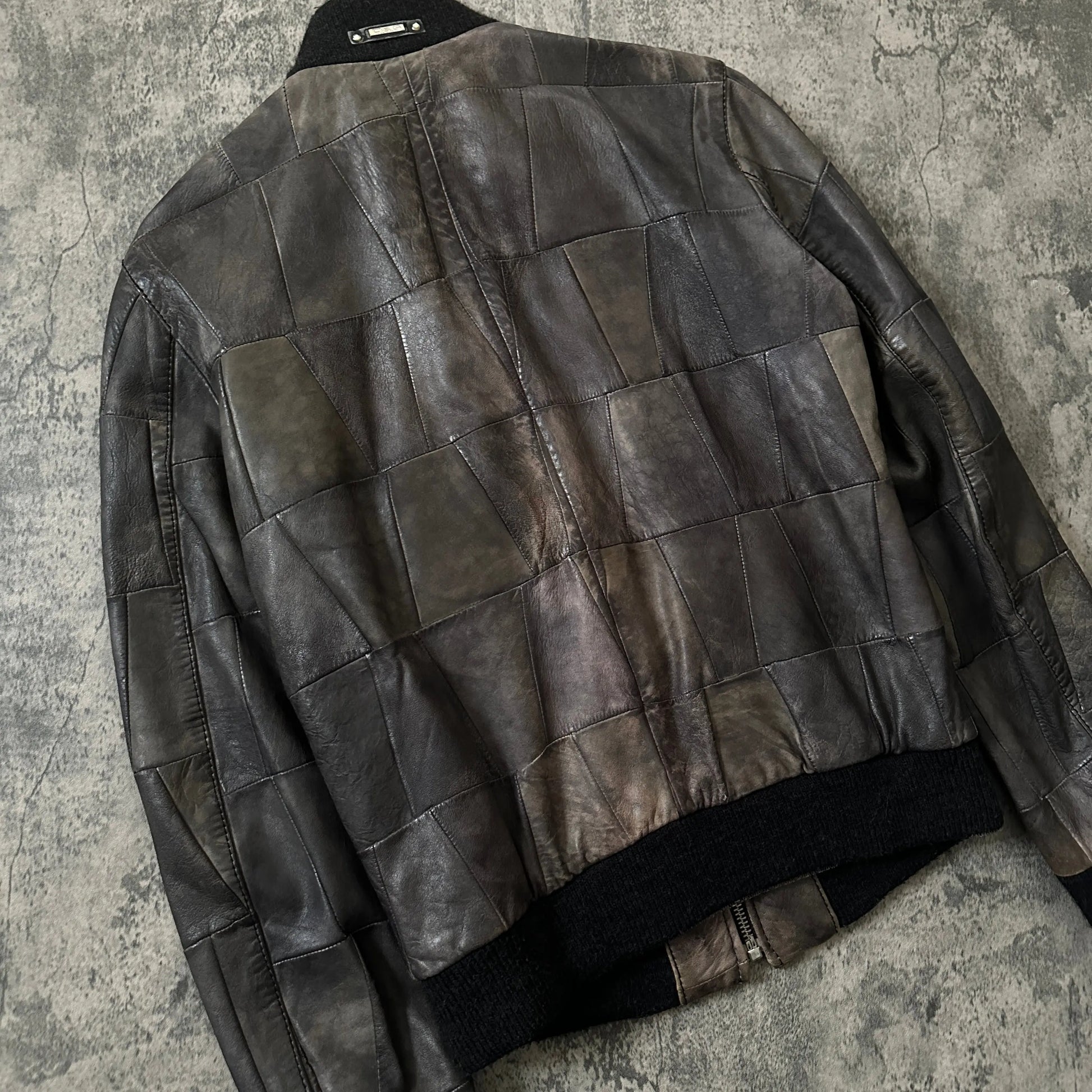2000s Dolce & Gabbana “Patchwork” Leather Jacket - 269archive