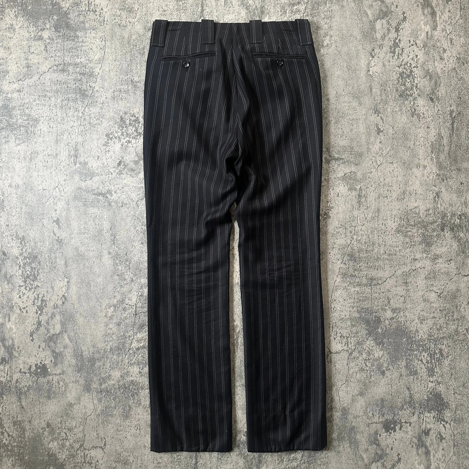 2000s Gucci by Tom Ford “Pinstripe” Bootcut Pants - 269archive