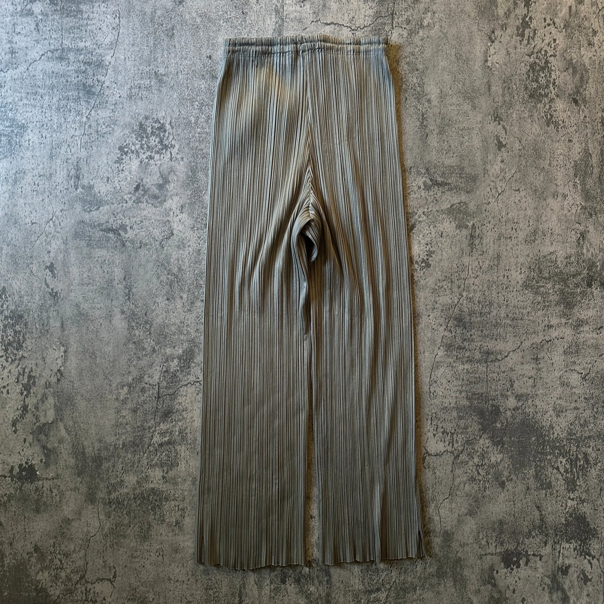 2000s Issey Miyake Pleats Please Object-Dyed Pleated Trousers - 269archive