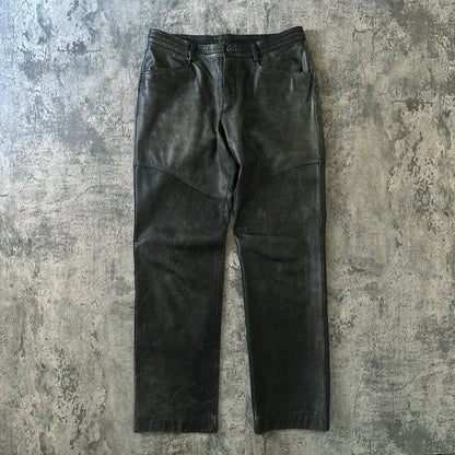 2000s Jean Paul Gaultier “Objet” Faded Calf Leather Pants - 269archive