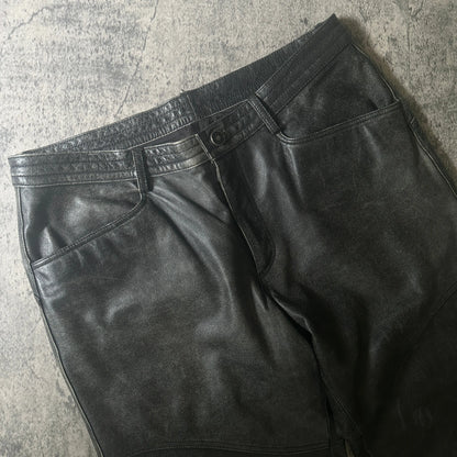 2000s Jean Paul Gaultier “Objet” Faded Calf Leather Pants - 269archive
