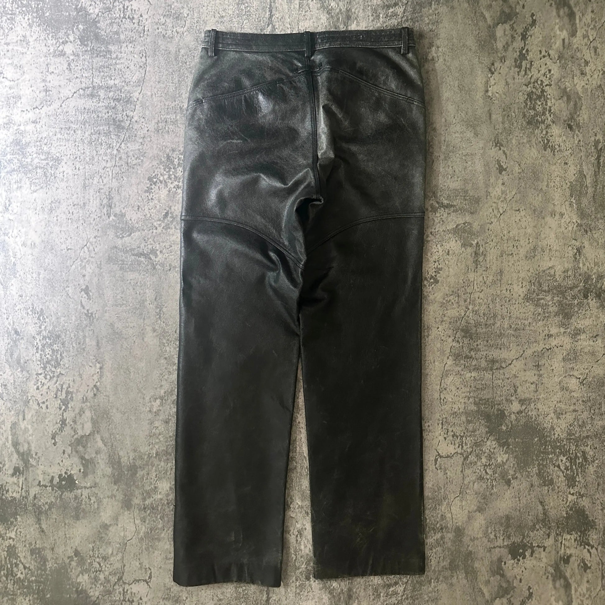 2000s Jean Paul Gaultier “Objet” Faded Calf Leather Pants - 269archive