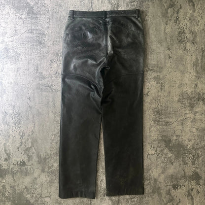 2000s Jean Paul Gaultier “Objet” Faded Calf Leather Pants - 269archive