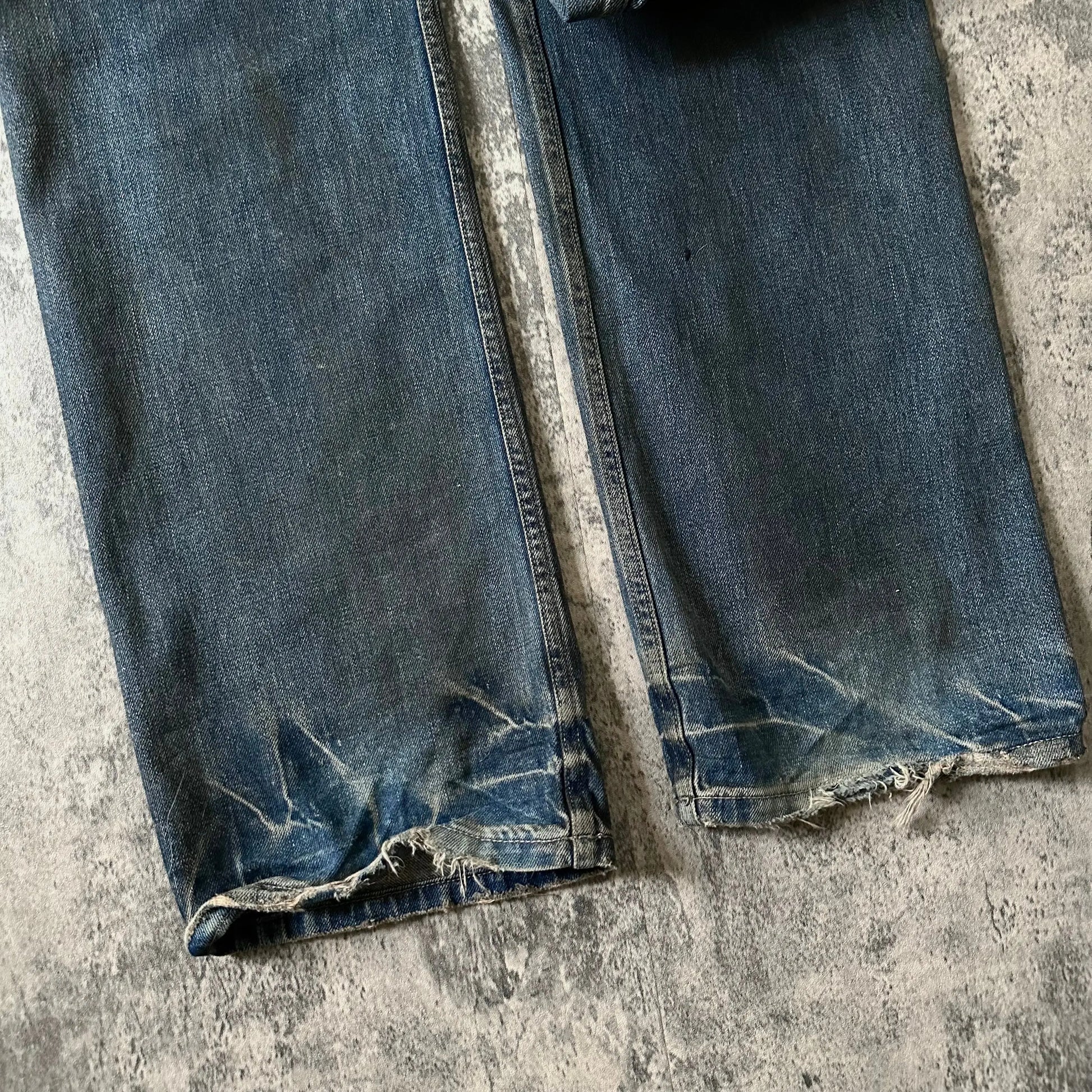 2000s Rick Owens SLAB “Mudwash” Waxed Denim - 269archive