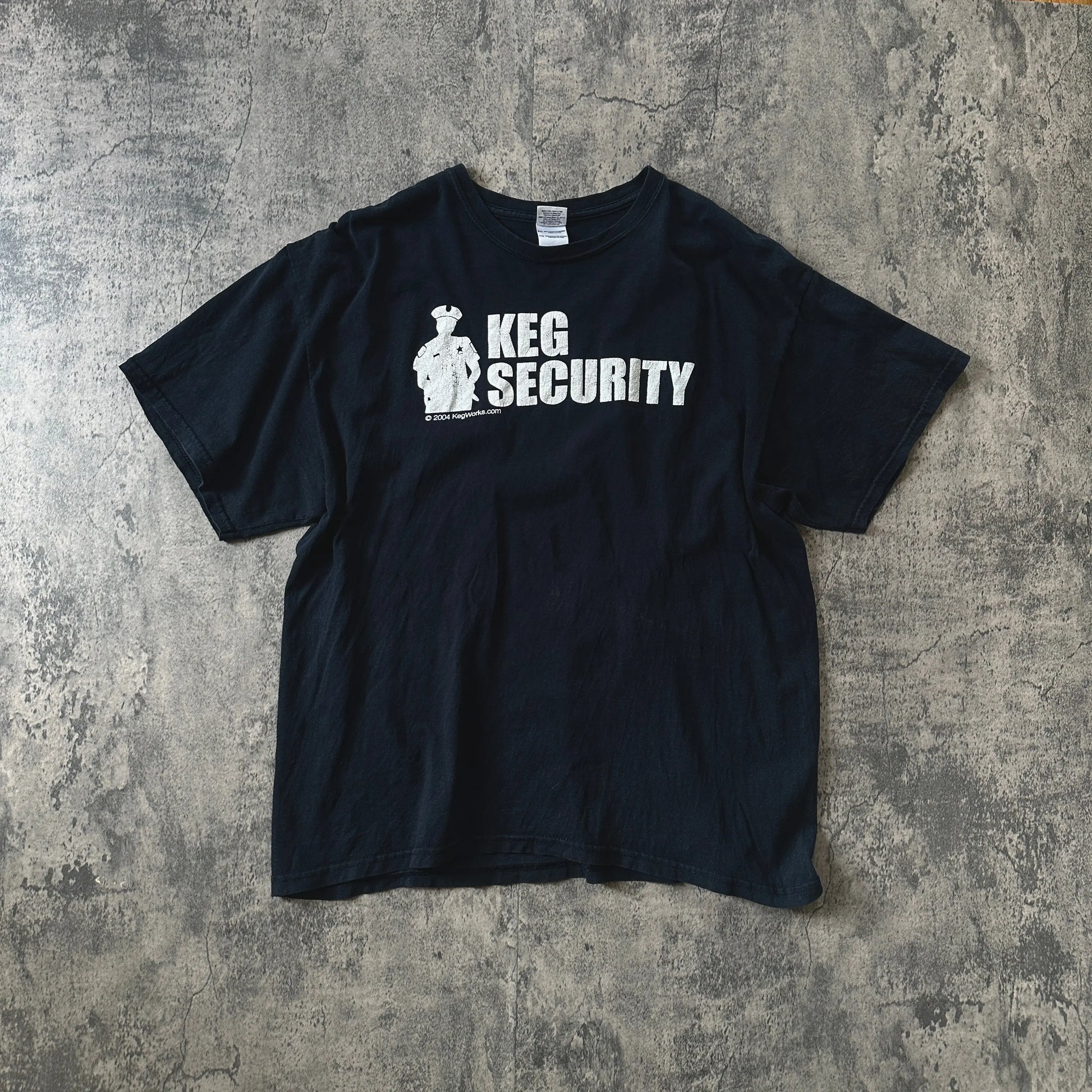 2004 Faded “Keg Security” Tee - 269archive