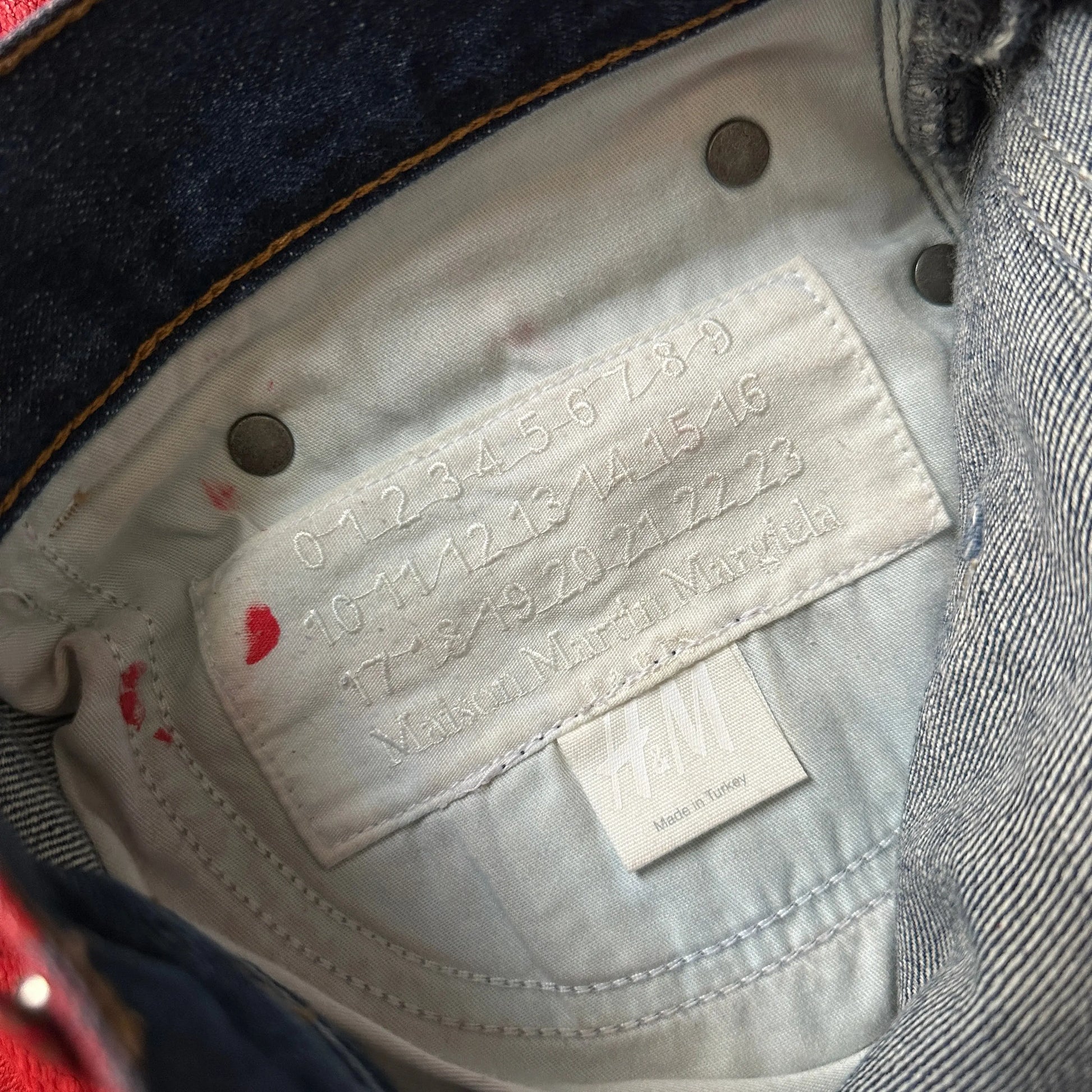 2012 Maison Margiela x H&M Painted Denim - 269archive