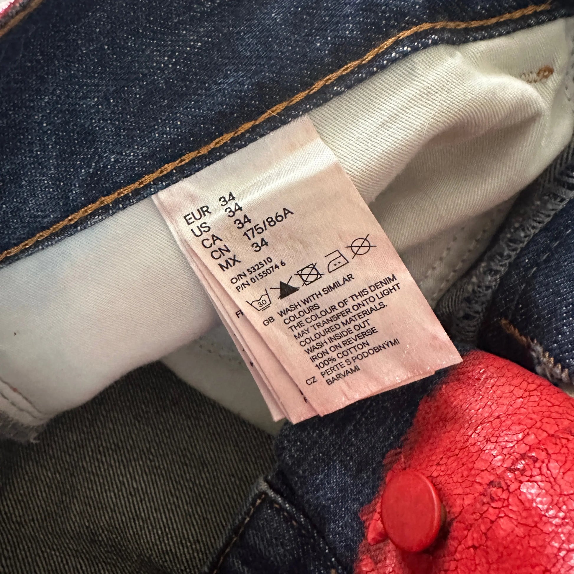 2012 Maison Margiela x H&M Painted Denim - 269archive