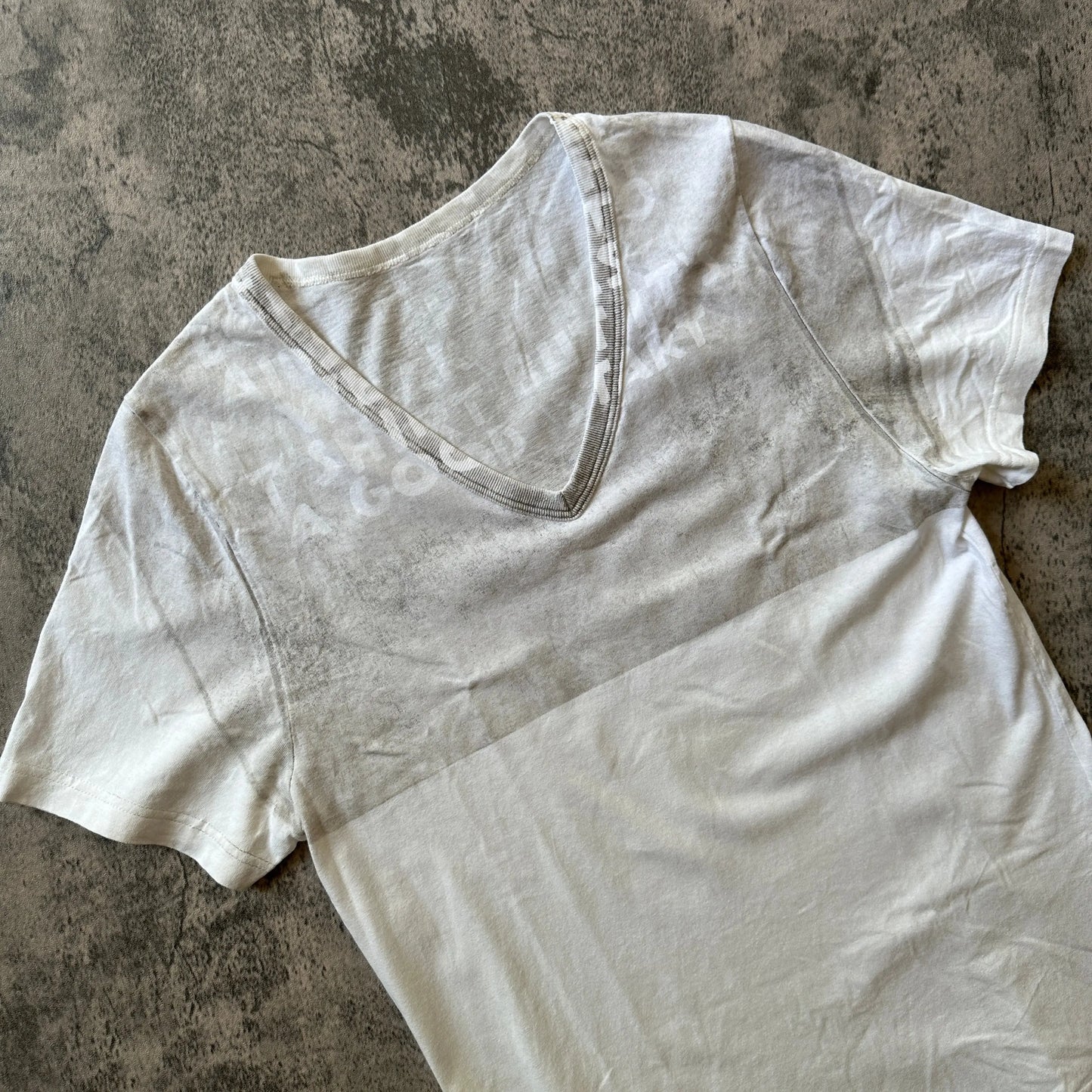 2013 Maison Margiela “AIDS Awareness” Concrete Tee - 269archive