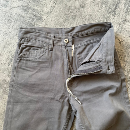 AW15 Grey Cotton Shell Tapered Pants  Pants 269archive