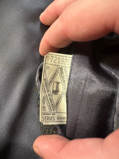 1960s Plaid Silk-Lined Overcoat   269archive