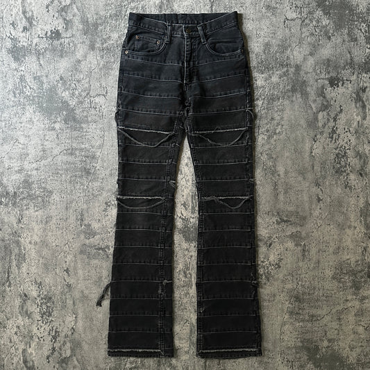 1990s Hysteric Glamour “Thrashed” Hagi Denim