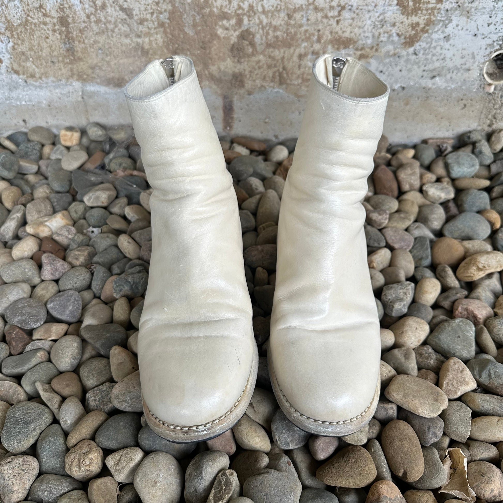 986 Horse Leather Back Zip Boots  Shoes 269archive