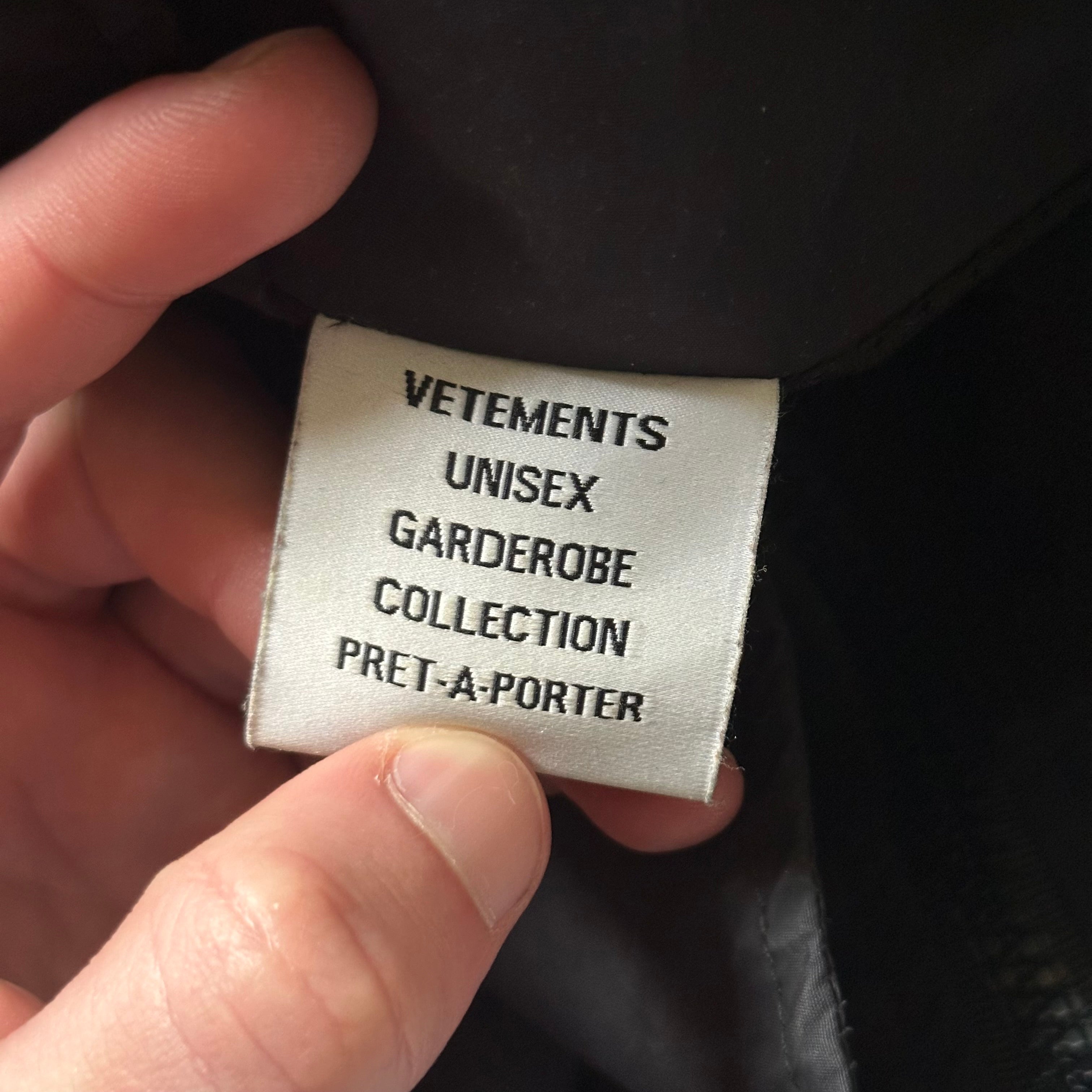 Vetements “Tape Logo” Track Jacket