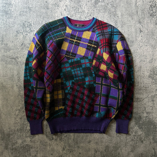 1990s Yoshiyuki Konishi Patchwork Knitted Sweater