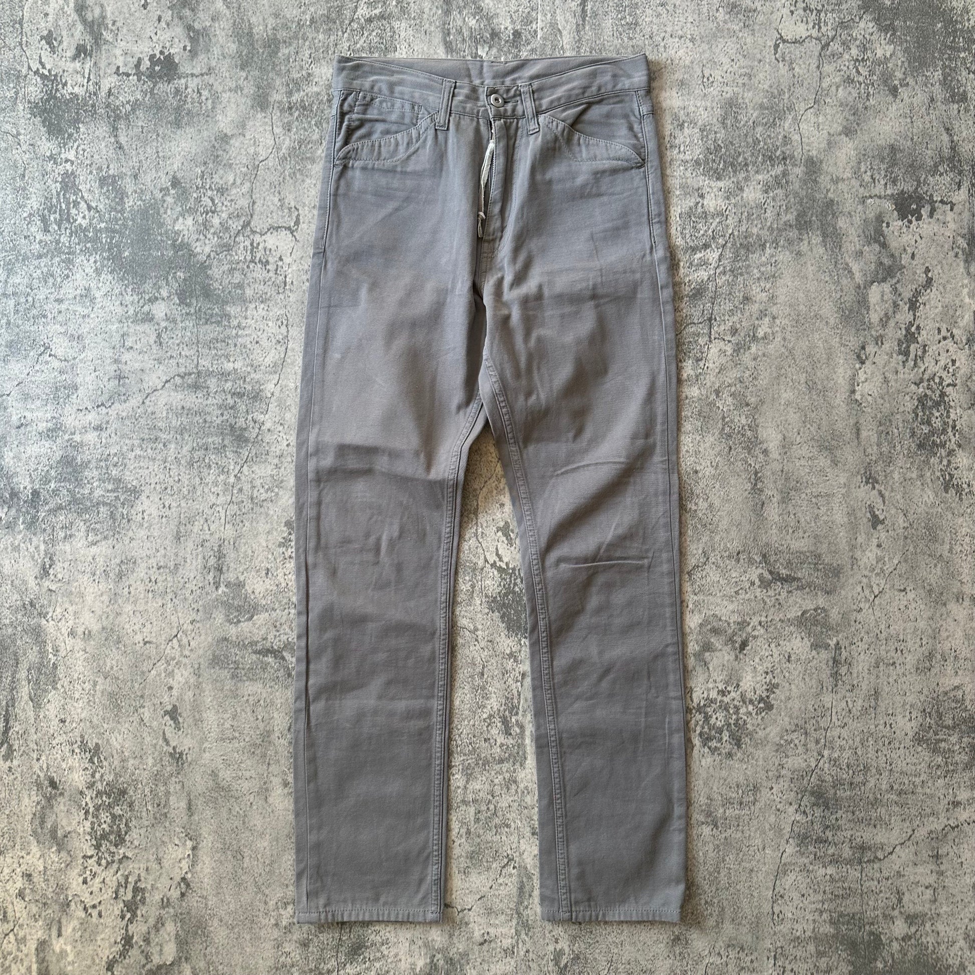 AW15 Grey Cotton Shell Tapered Pants  Pants 269archive