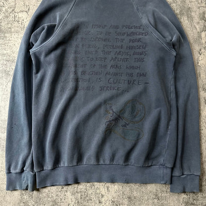 AW04 ‘Waves’ Shipwreck Poem Crewneck   269archive