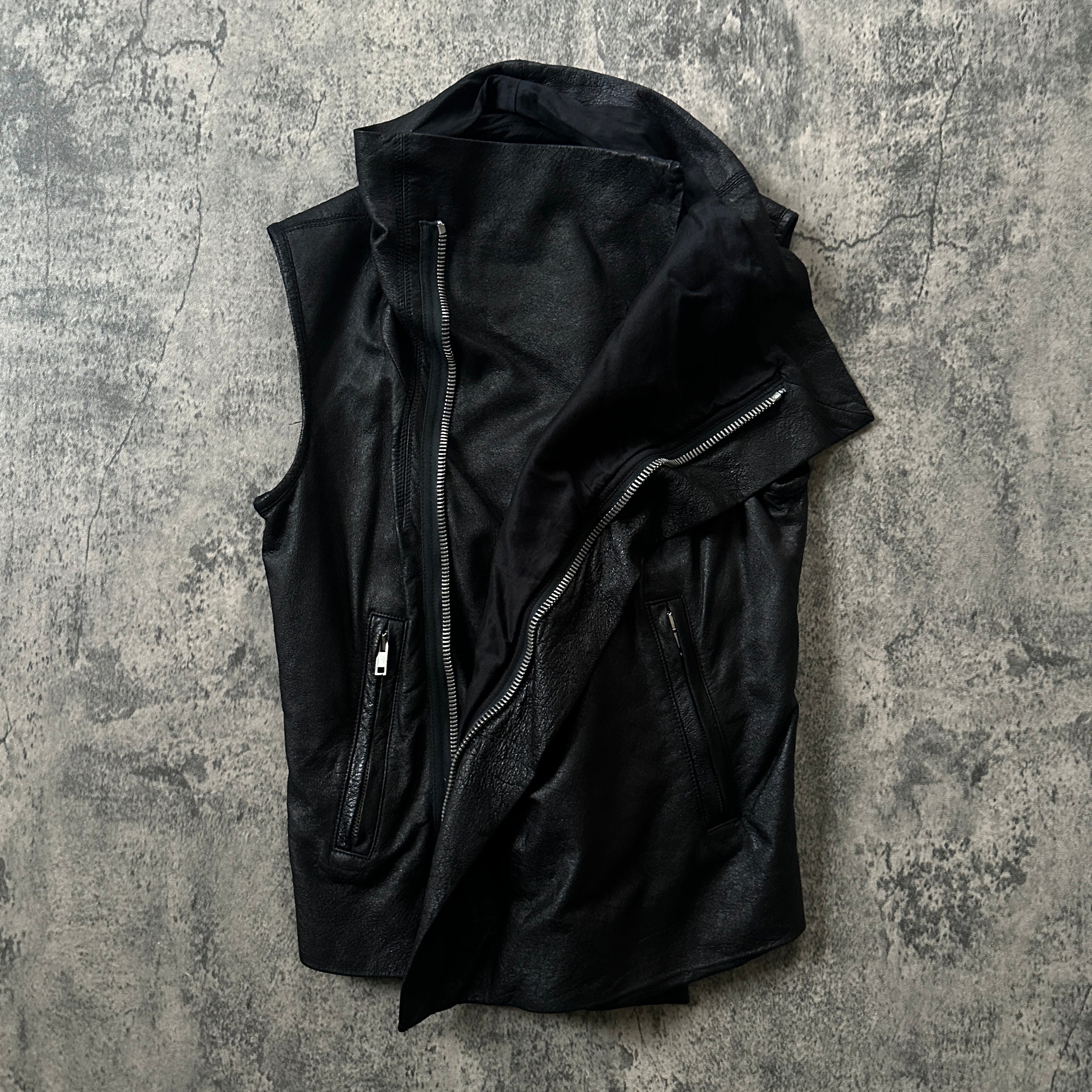 SS12 Rick Owens Women’s Runway “Naska” Lambskin Vest