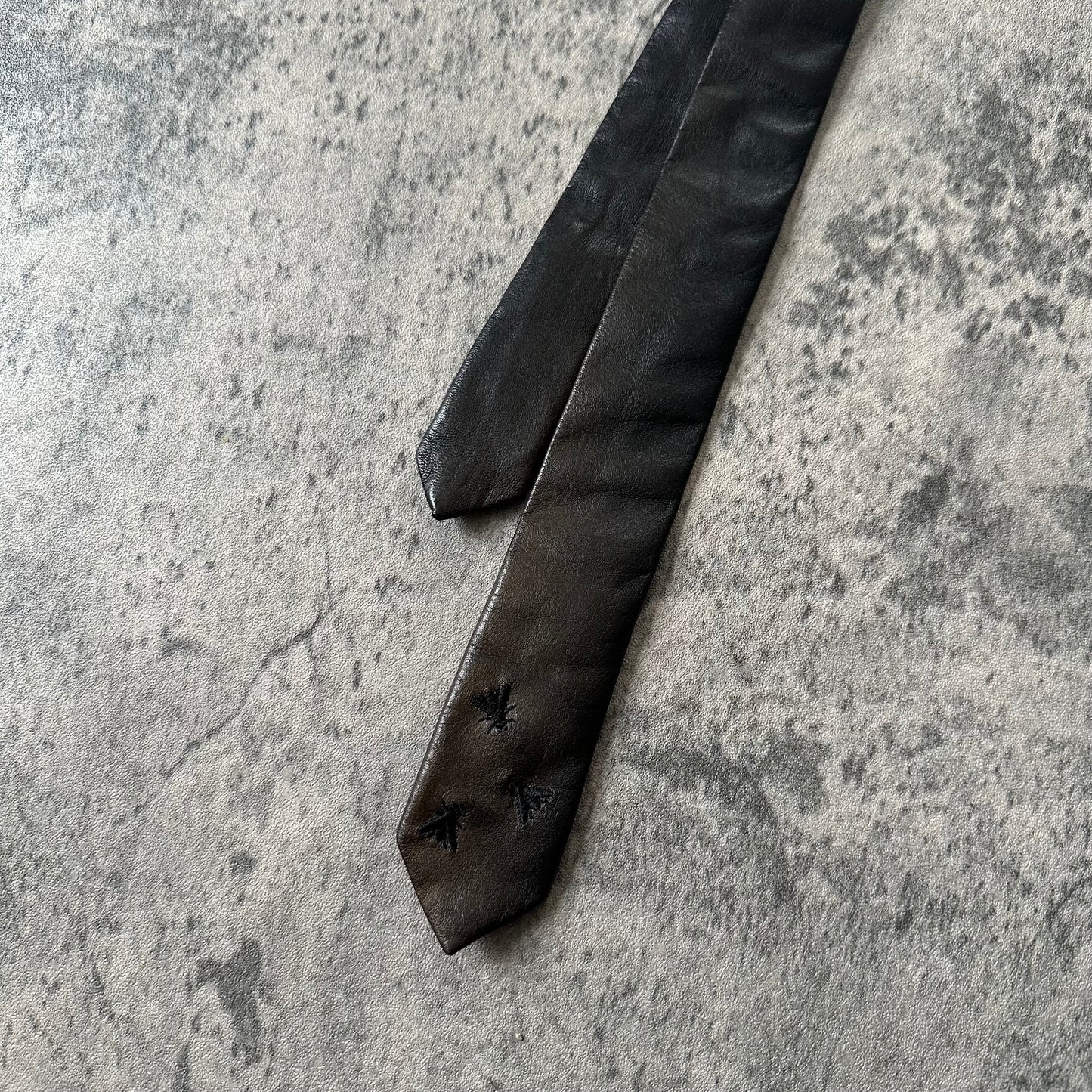 AW06 ‘Guru Guru’ Insect Leather Tie