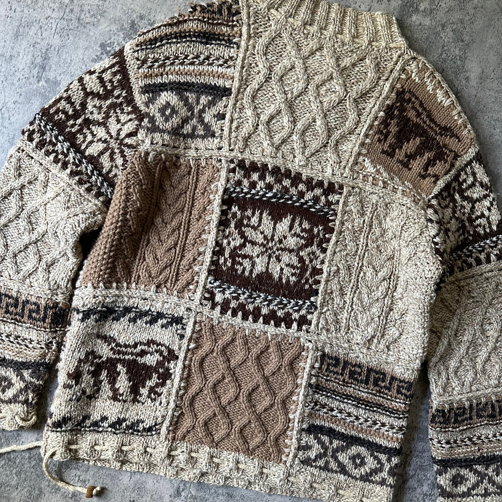 1990s Yoshiyuki Konishi Cable-Knit Sweater   269archive