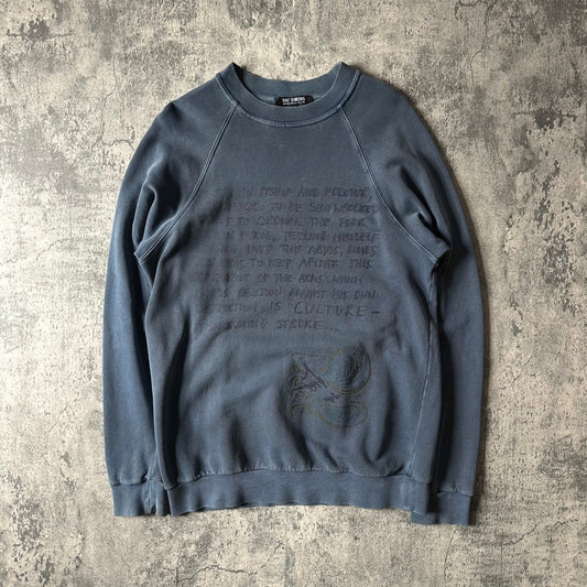AW04 ‘Waves’ Shipwreck Poem Crewneck   269archive
