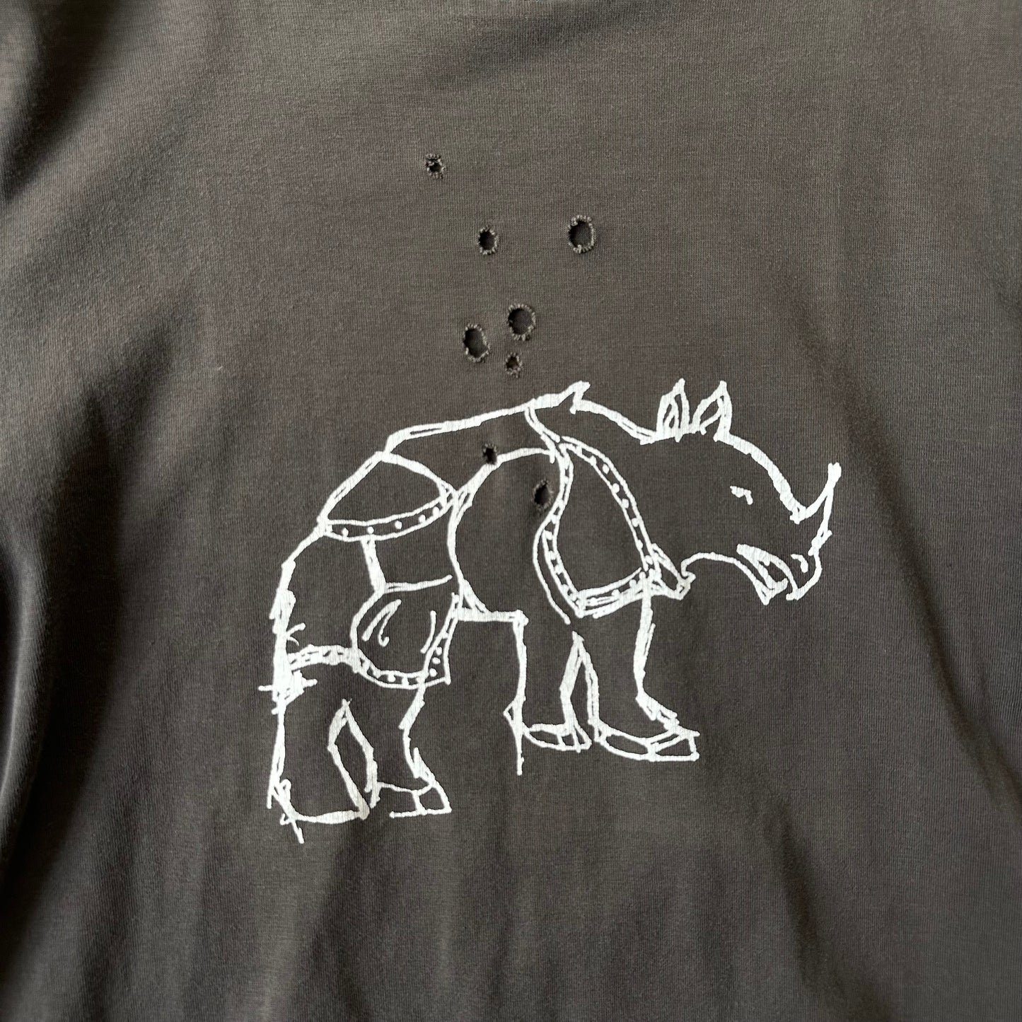 SS01 ‘Time Migration’ Rhinoceros Tee  Shirts & Tops 269archive