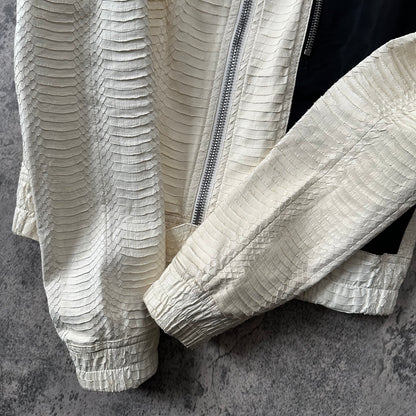 SS20 ‘Tecuatl’ Snakeskin Leather Jacket