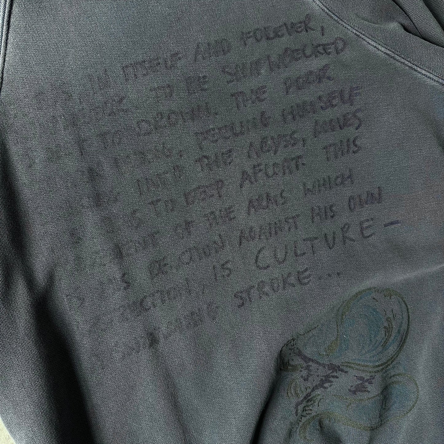 AW04 ‘Waves’ Shipwreck Poem Crewneck   269archive