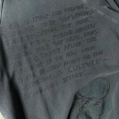 AW04 ‘Waves’ Shipwreck Poem Crewneck   269archive