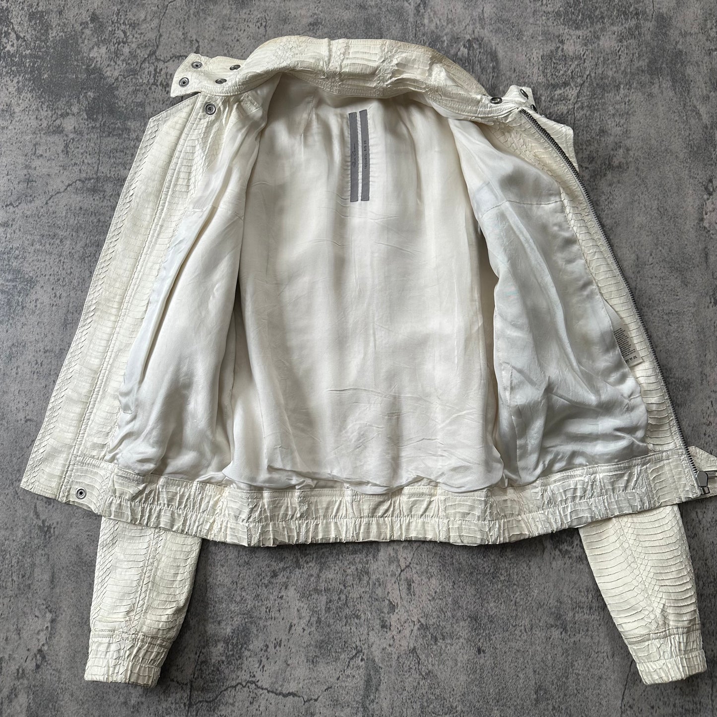 SS20 ‘Tecuatl’ Snakeskin Leather Jacket