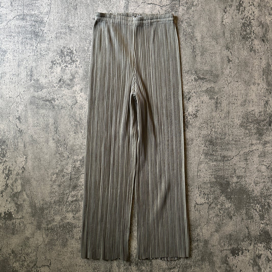 2000s Issey Miyake Pleats Please Object-Dyed Pleated Trousers