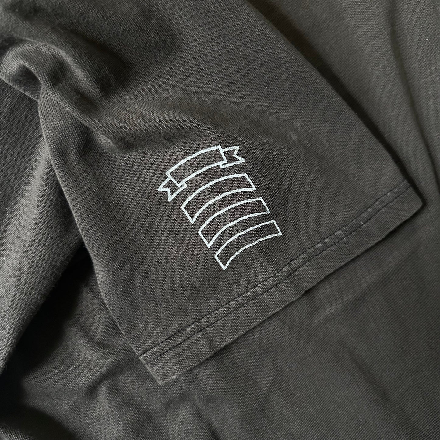 AW01 ‘Standards’ Distressed Shield Tee   269archive