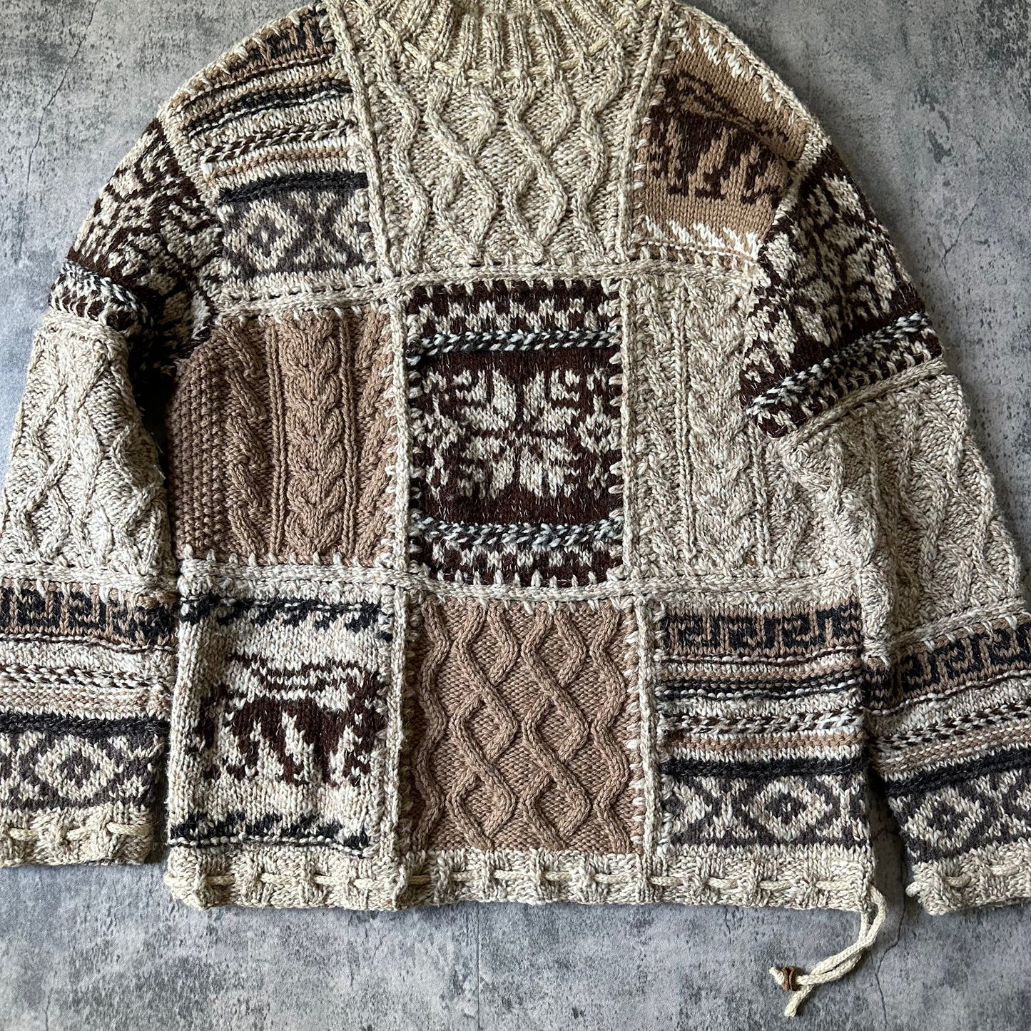 1990s Yoshiyuki Konishi Cable-Knit Sweater   269archive