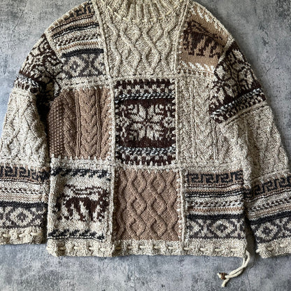 1990s Yoshiyuki Konishi Cable-Knit Sweater   269archive