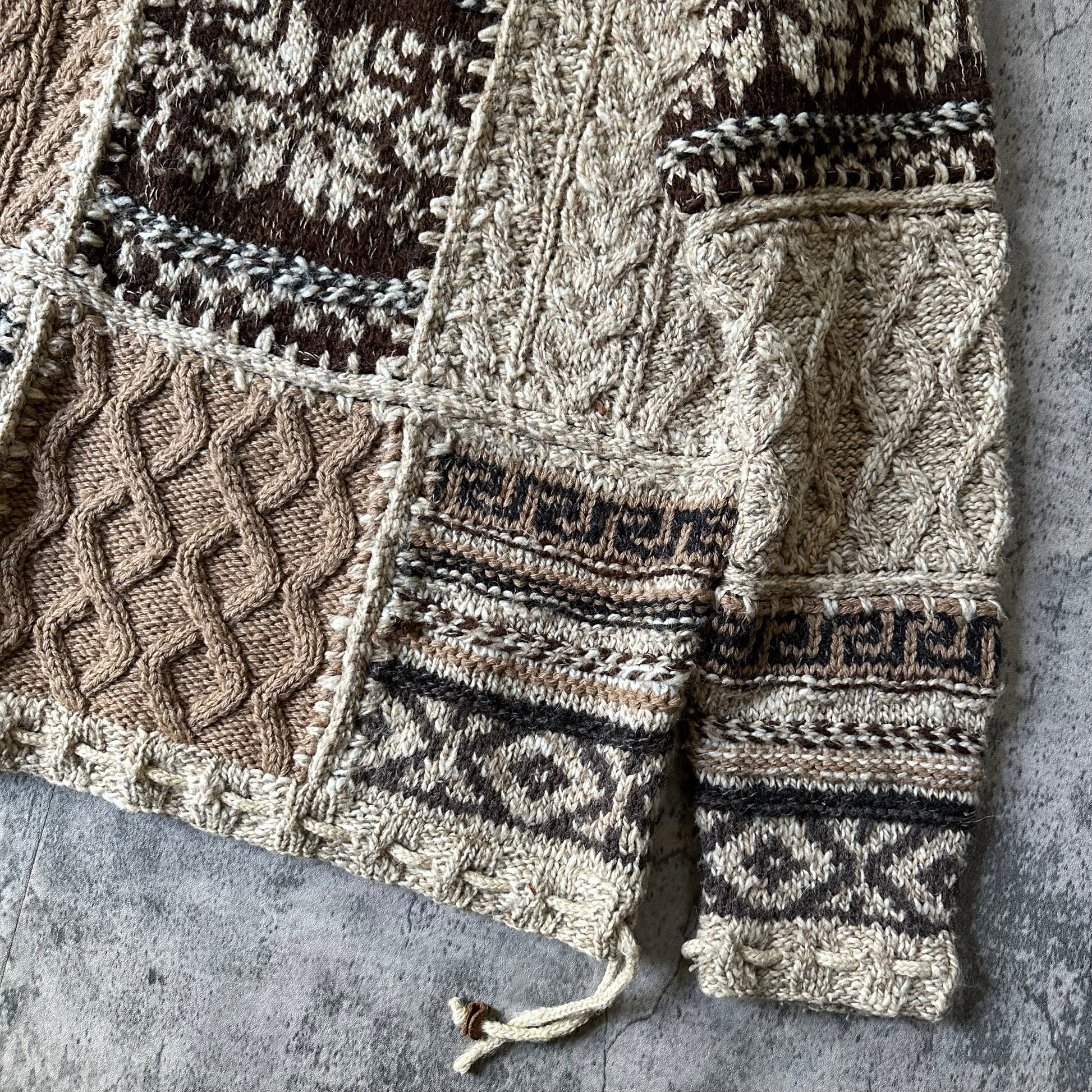 1990s Yoshiyuki Konishi Cable-Knit Sweater   269archive
