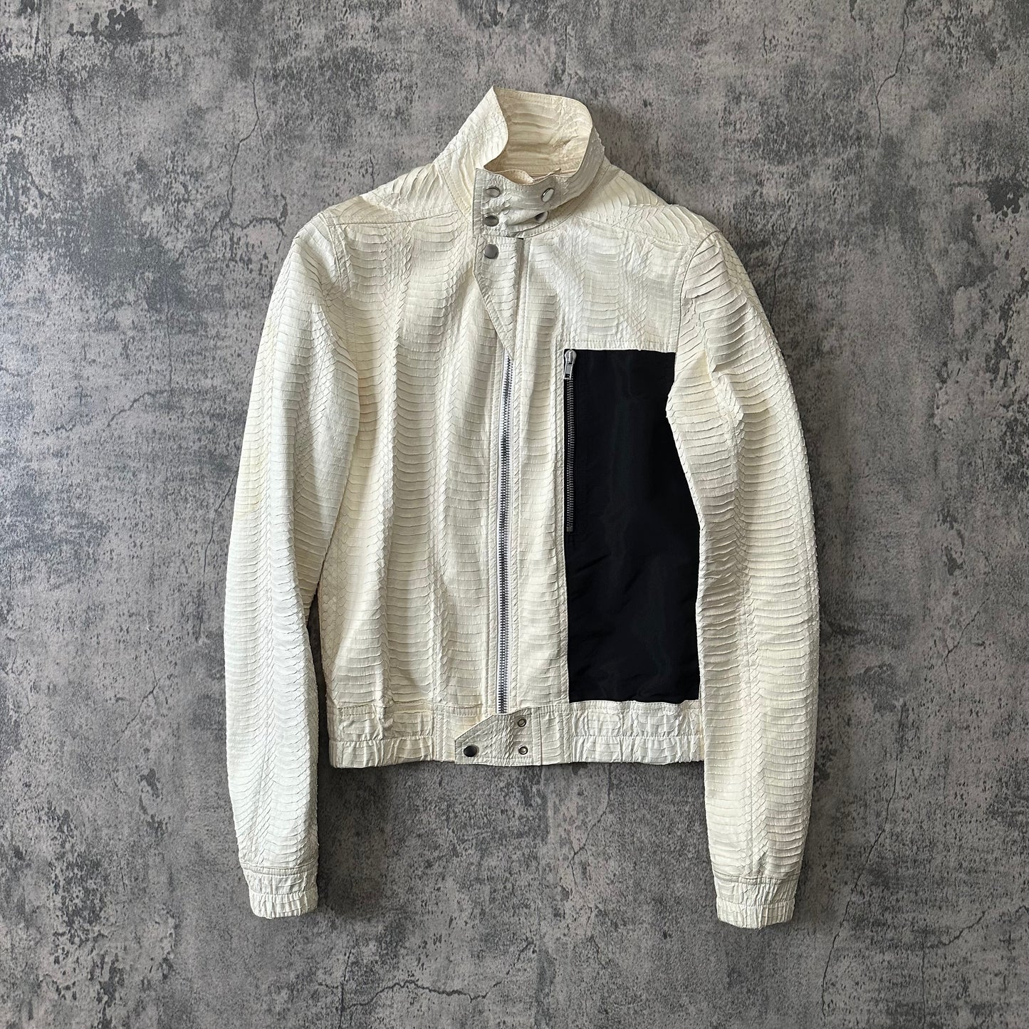 SS20 ‘Tecuatl’ Snakeskin Leather Jacket