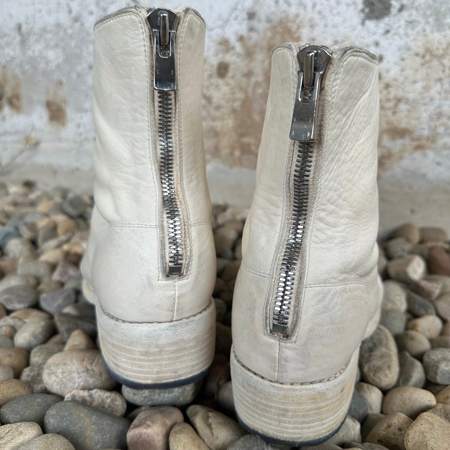 986 Horse Leather Back Zip Boots  Shoes 269archive