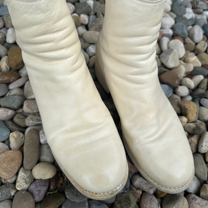 986 Horse Leather Back Zip Boots  Shoes 269archive