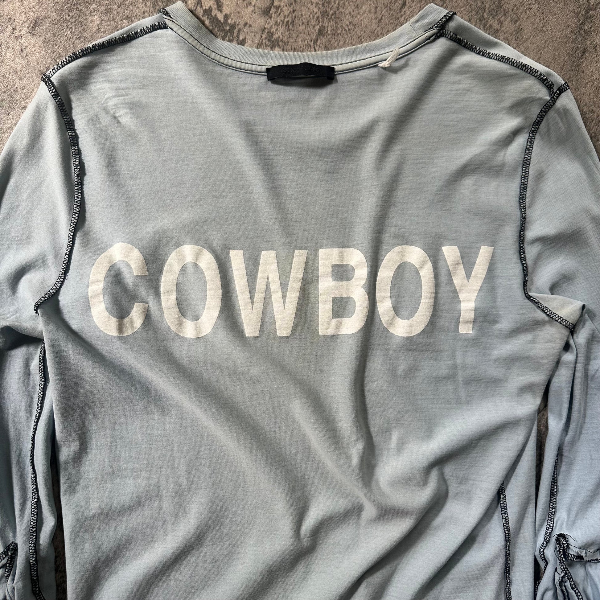 SS04 Sample ‘Cowboy’ Long Sleeve Tee  Shirts & Tops 269archive