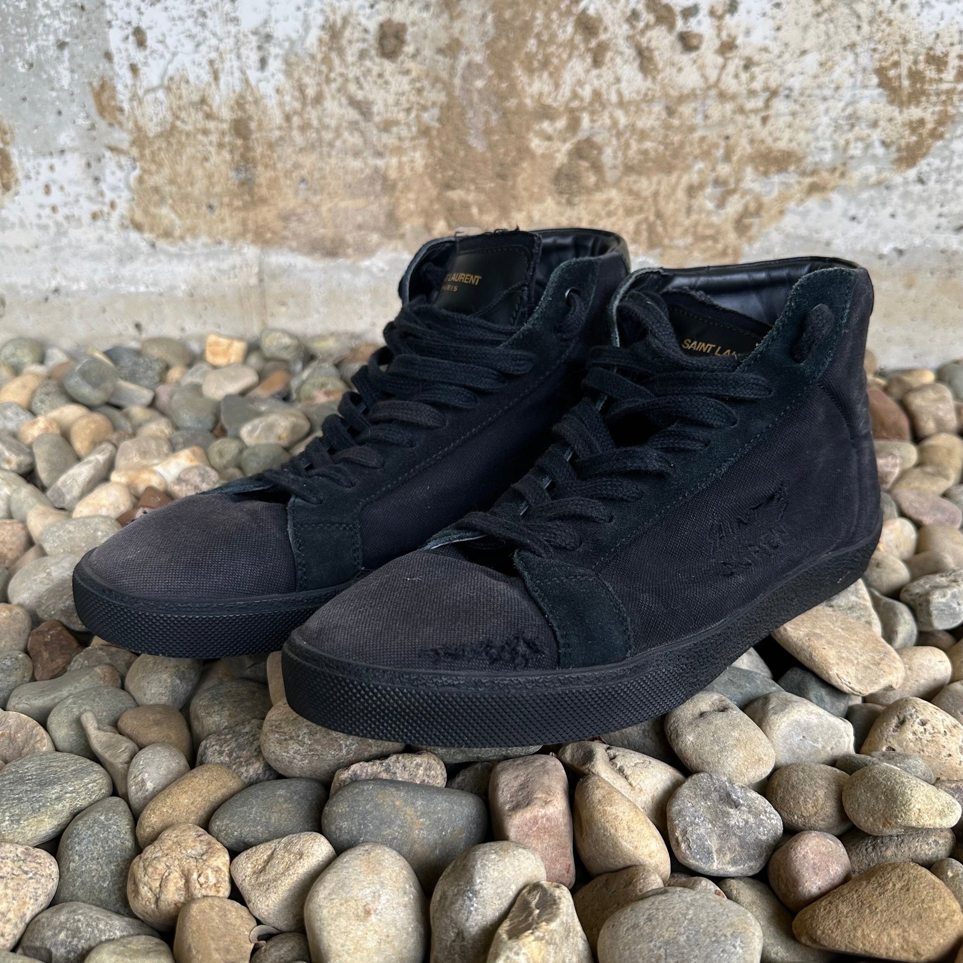 Distressed ‘SL-06’ Mid-Top Sneaker  Shoes 269archive