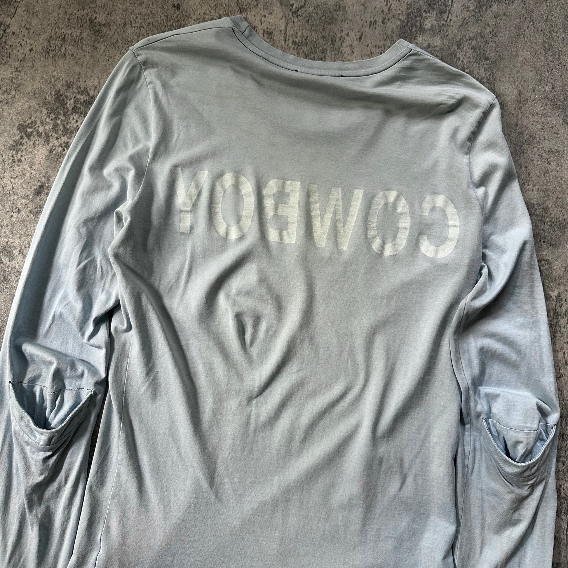 SS04 Sample ‘Cowboy’ Long Sleeve Tee  Shirts & Tops 269archive