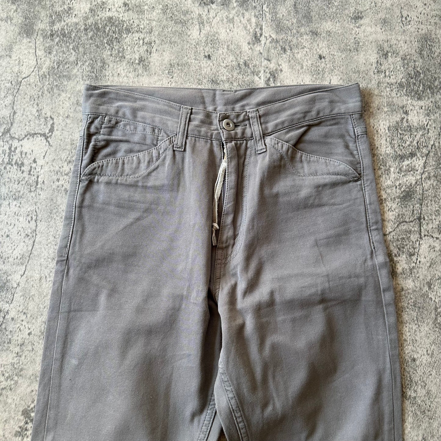 AW15 Grey Cotton Shell Tapered Pants  Pants 269archive