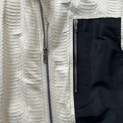SS20 ‘Tecuatl’ Snakeskin Leather Jacket