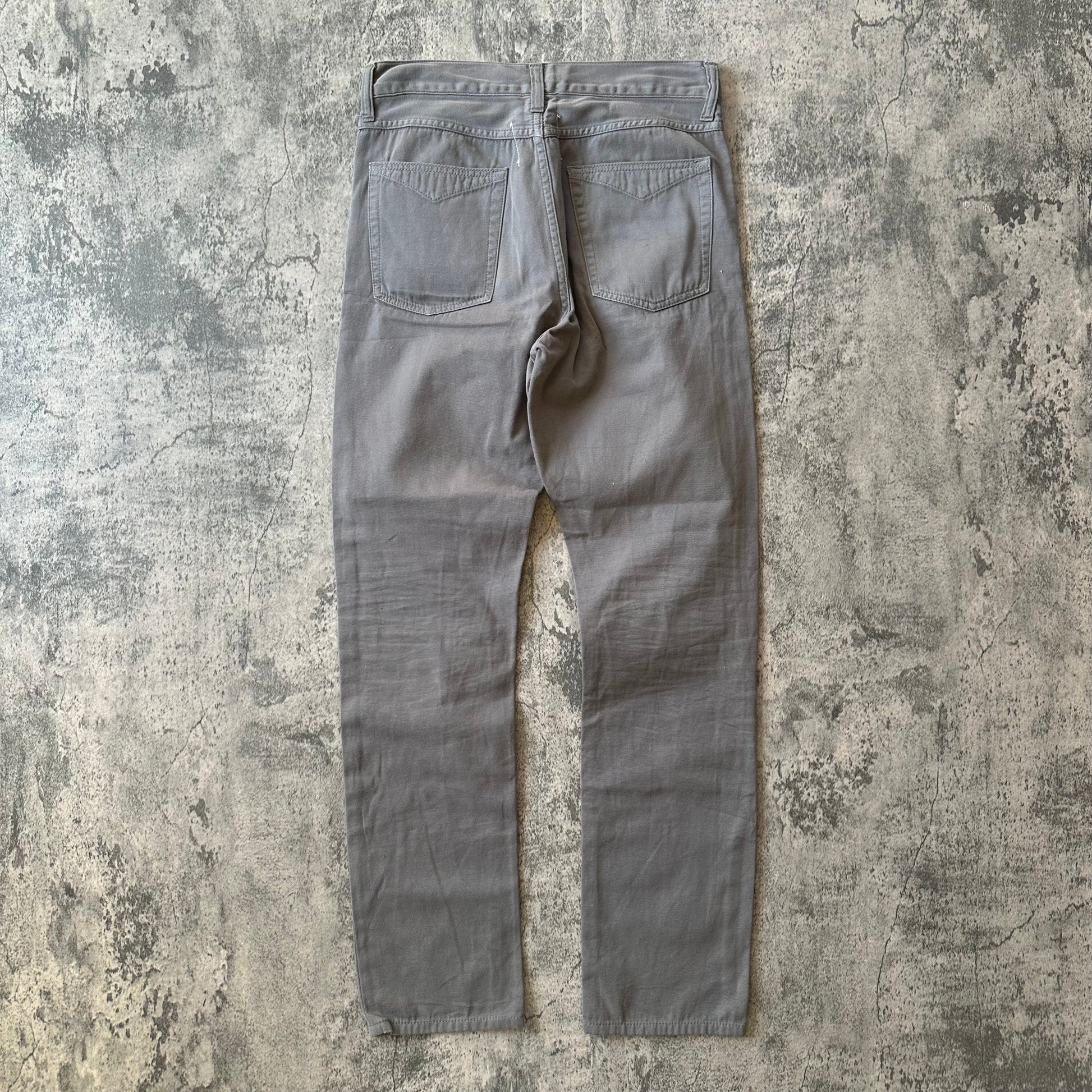 AW15 Grey Cotton Shell Tapered Pants  Pants 269archive