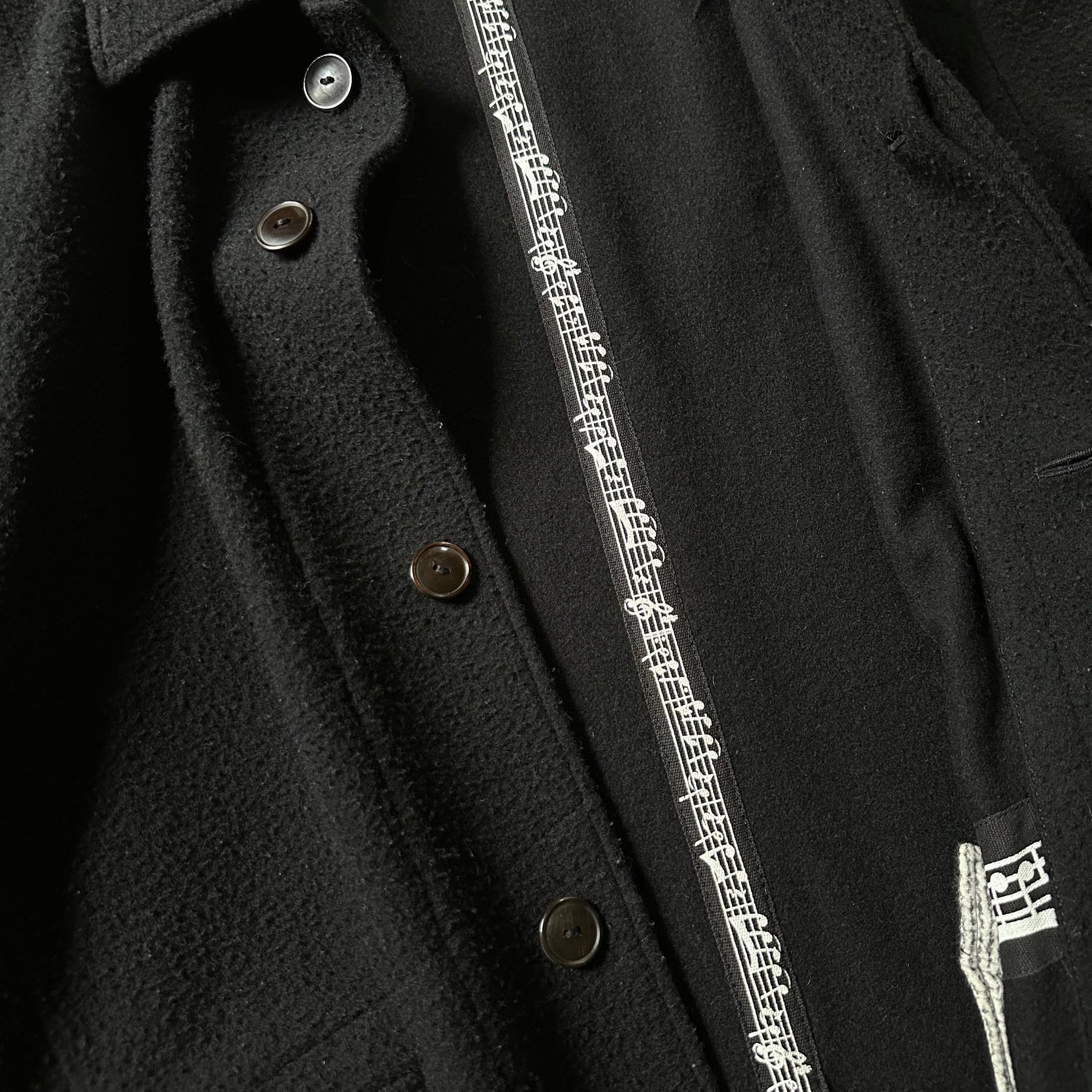 AW07 ‘Music Note’ Boiled Wool Overcoat  Coats & Jackets 269archive