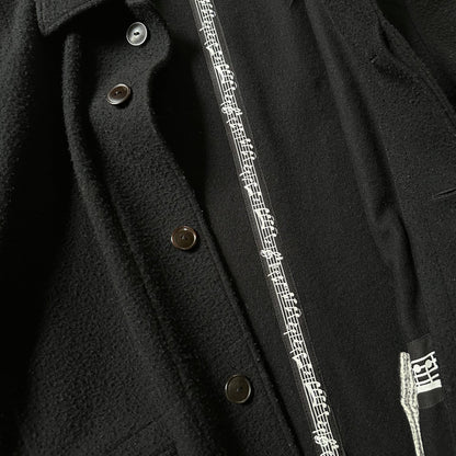 AW07 ‘Music Note’ Boiled Wool Overcoat  Coats & Jackets 269archive