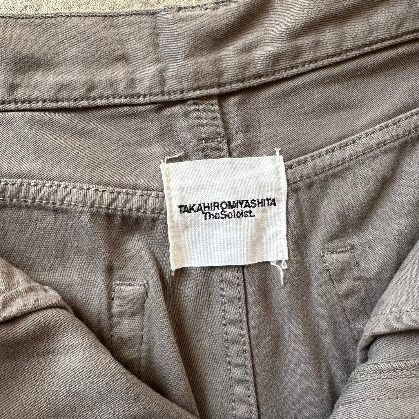 AW15 Grey Cotton Shell Tapered Pants  Pants 269archive
