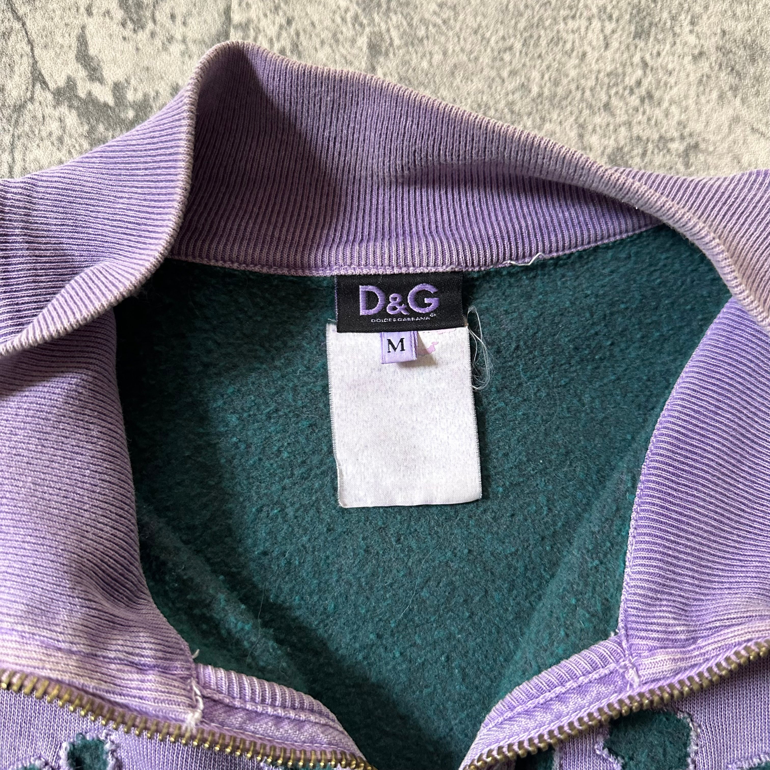 2000s Dolce & Gabbana “S*x Tutor” Zip-Up Sweater