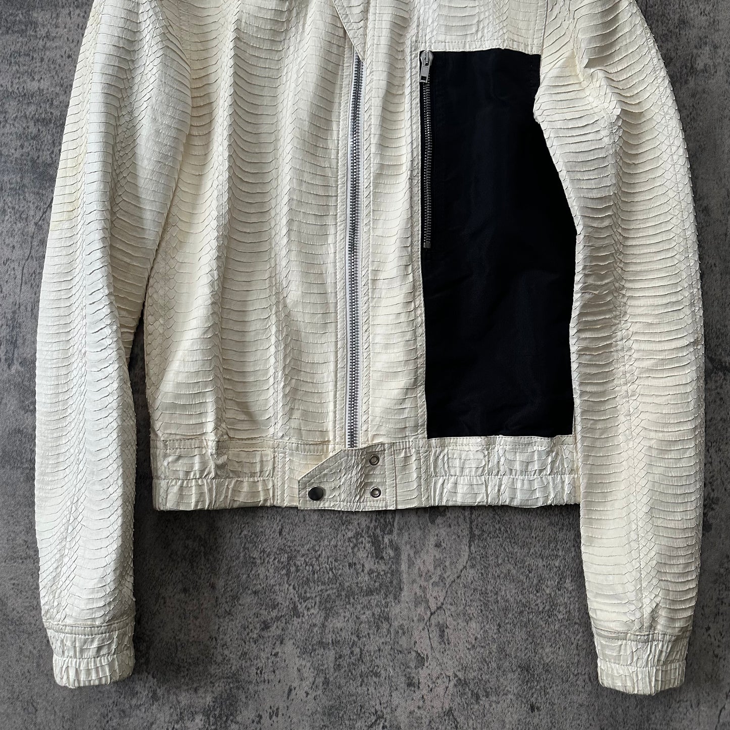 SS20 ‘Tecuatl’ Snakeskin Leather Jacket