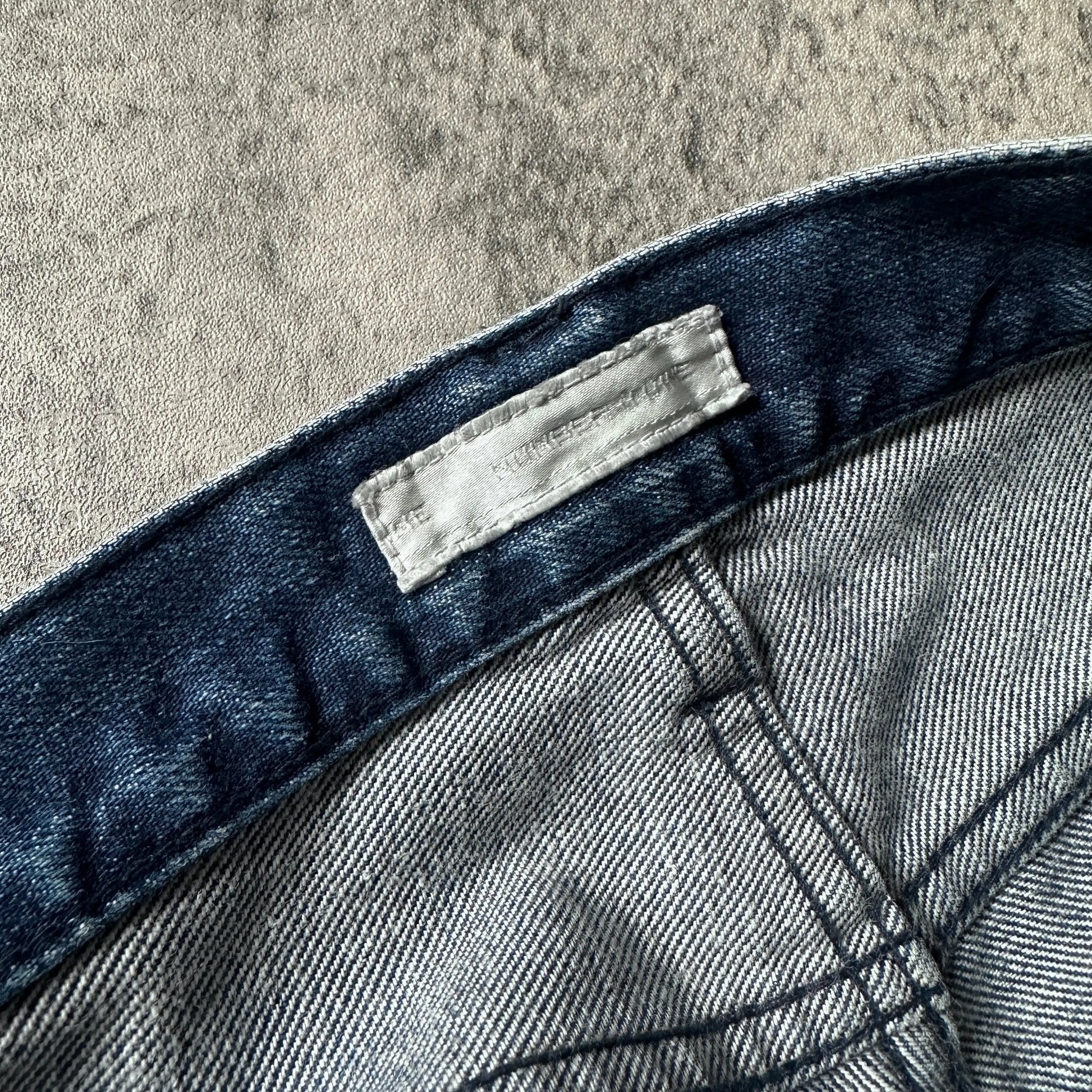 AW01 Number (N)ine “Grunge” Bootcut Denim - 269archive